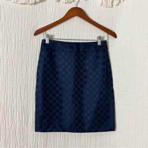 Banana Republic Petite Womens Polka Dot Pencil Skirt 0
